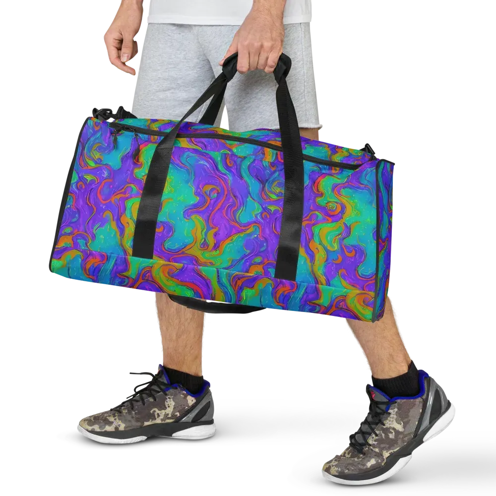 Aurora Fever on Duffle Bag — Front