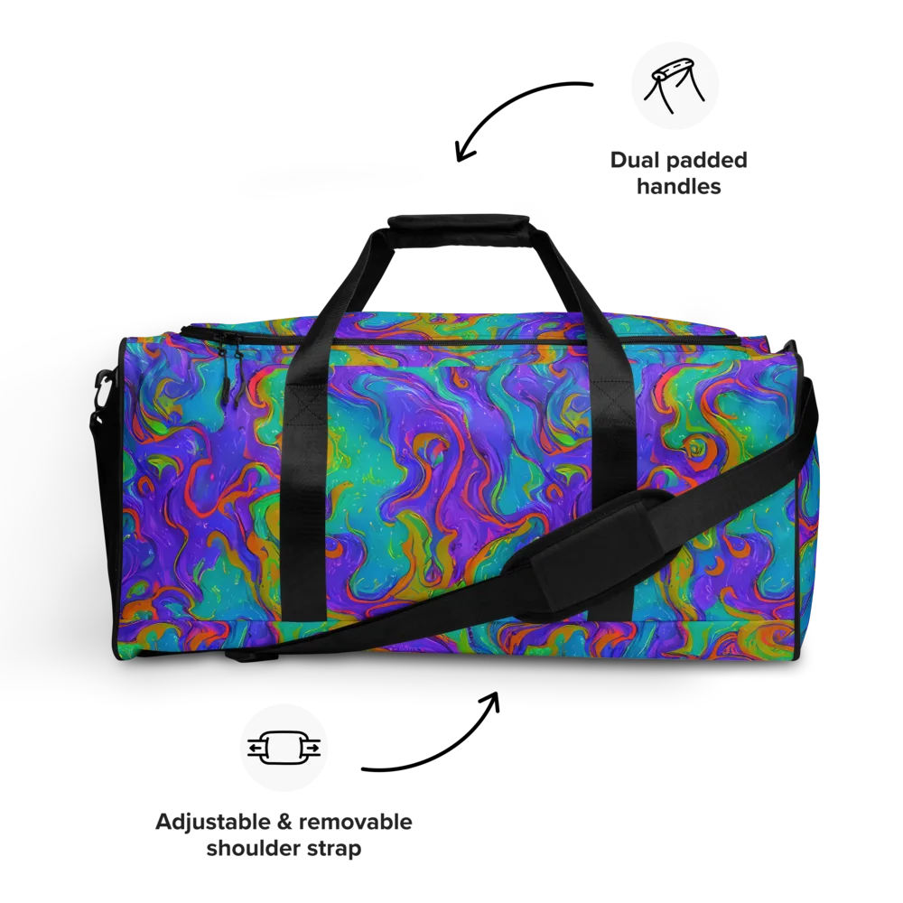Aurora Fever on Duffle Bag — Front