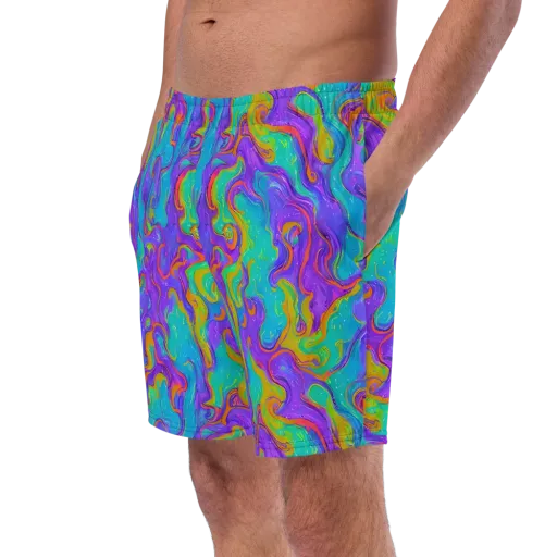 Aurora Fever on a Swim Trunks