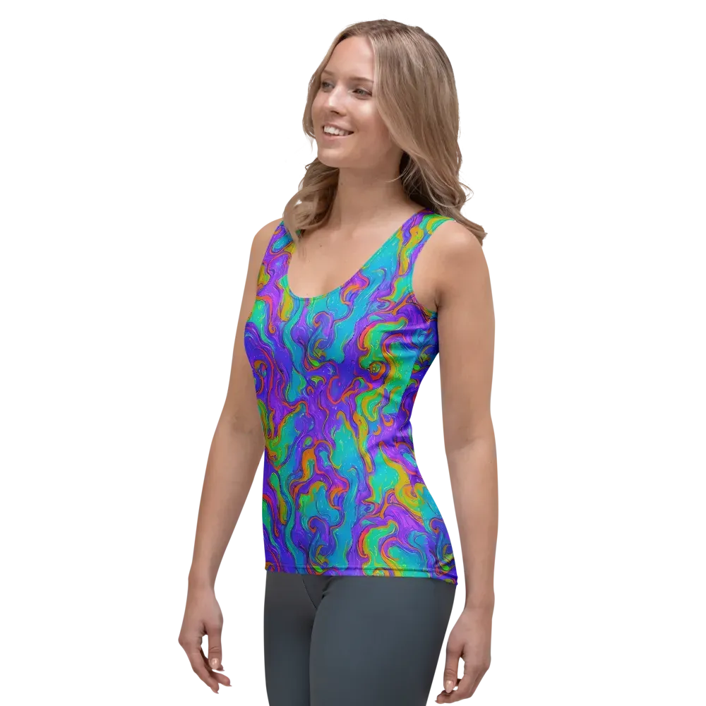 Aurora Fever on Women's Tank Top — Left Front