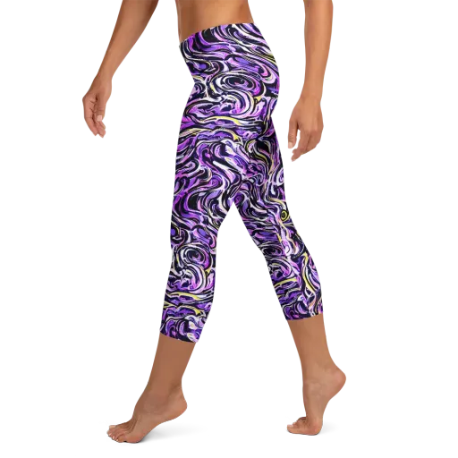 Electric Quicksilver on a Capri Leggings