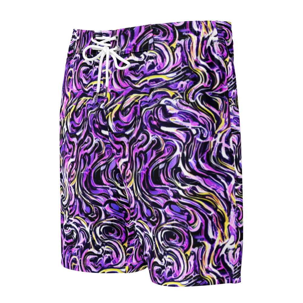 Electric Quicksilver on Men's Board Shorts — Front