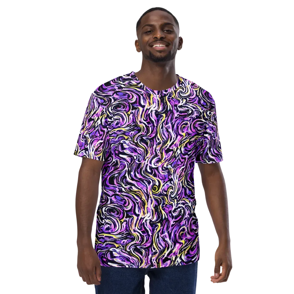 Electric Quicksilver on Men's Crew Neck T-Shirt — Front
