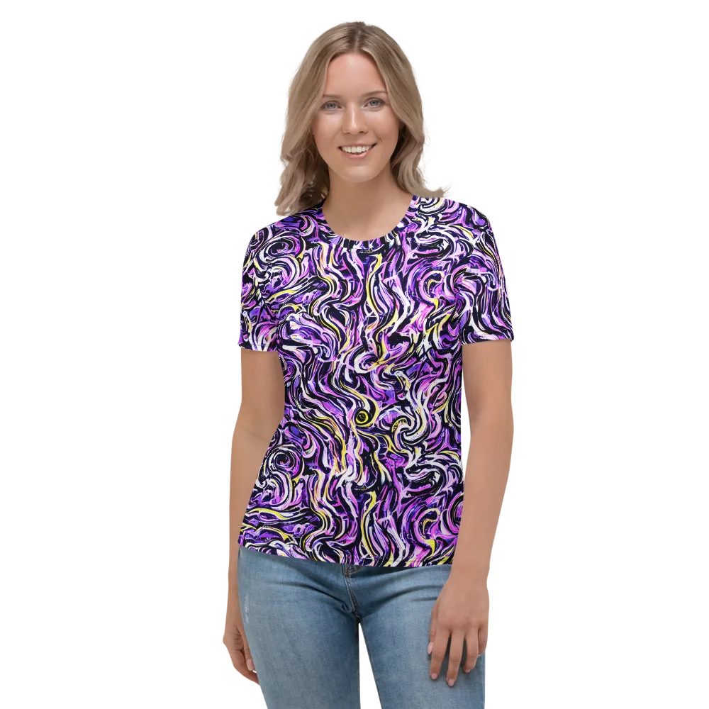 Electric Quicksilver on Women's Crew Neck T-Shirt — Front