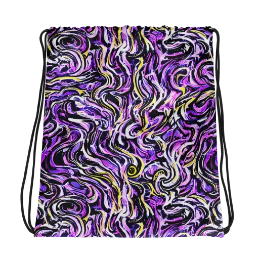 Electric Quicksilver on a Drawstring Bag