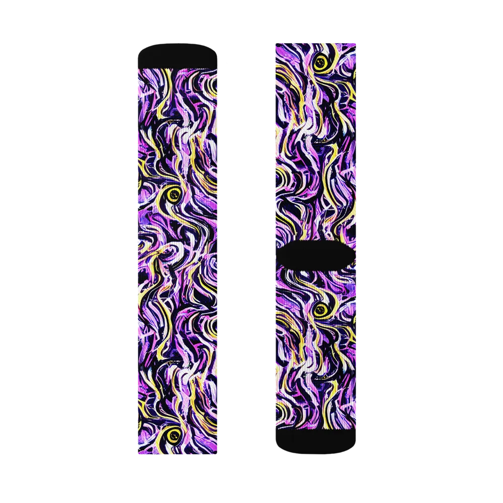 Electric Quicksilver on Socks — Right Sock