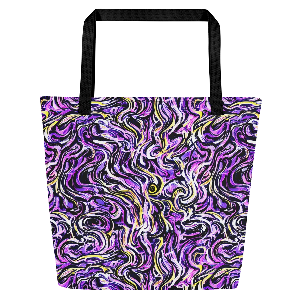 Electric Quicksilver on Large Tote Bag W/ Pocket — Front