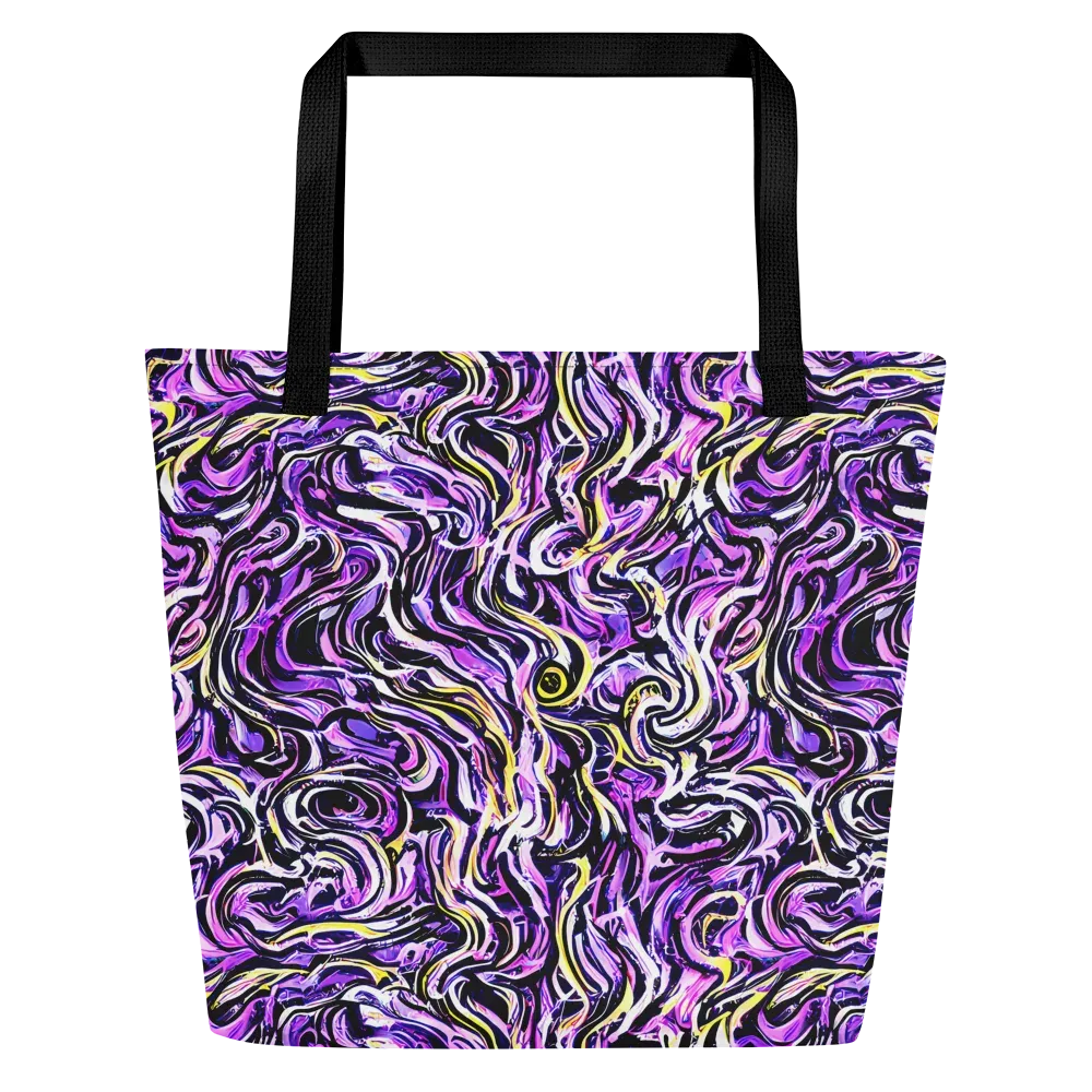 Electric Quicksilver on Large Tote Bag W/ Pocket — Front