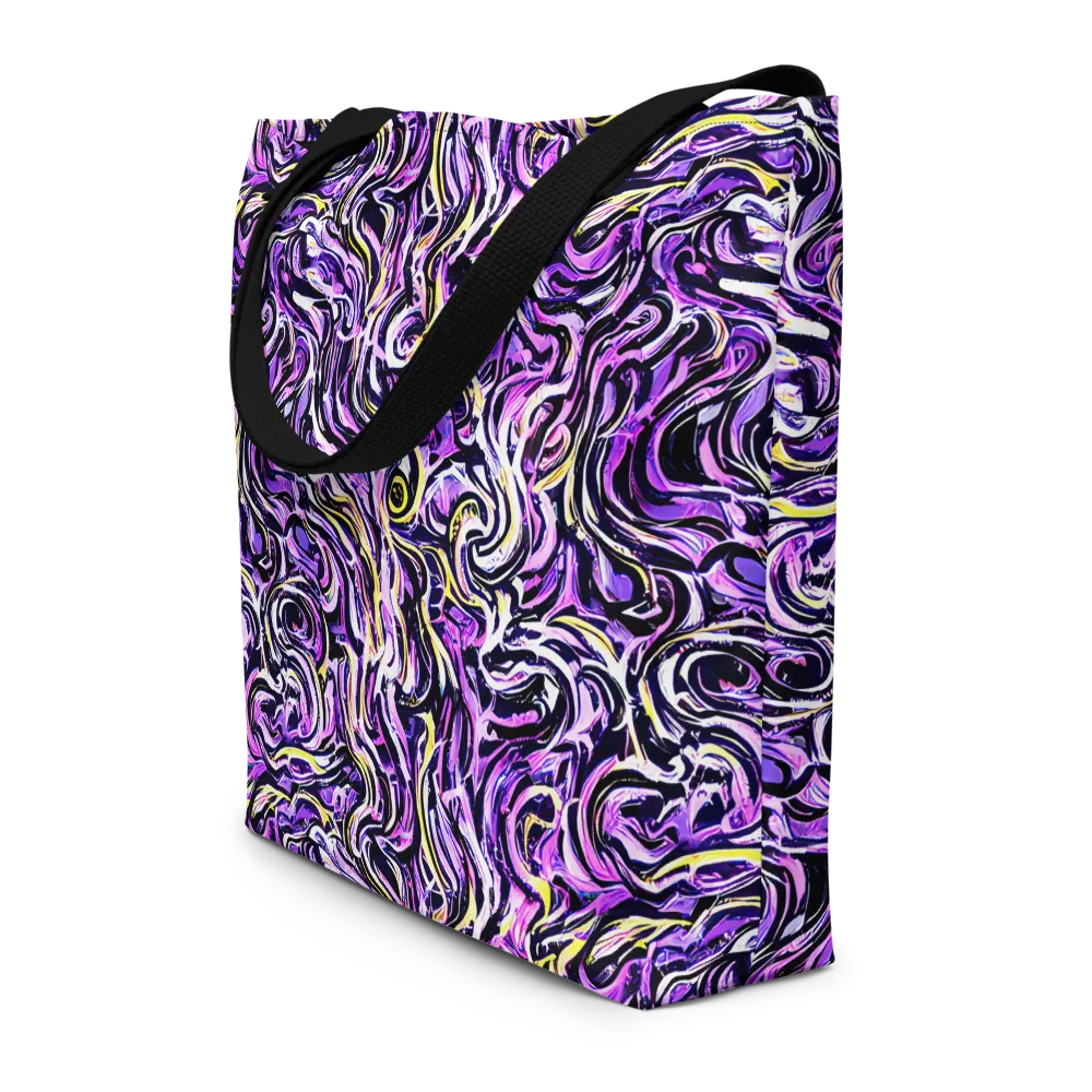 Electric Quicksilver on Large Tote Bag W/ Pocket — Front