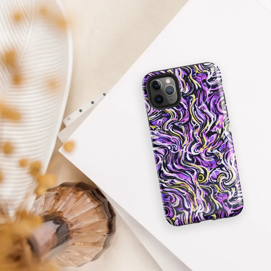 Electric Quicksilver on Tough Case for iPhone® — Front