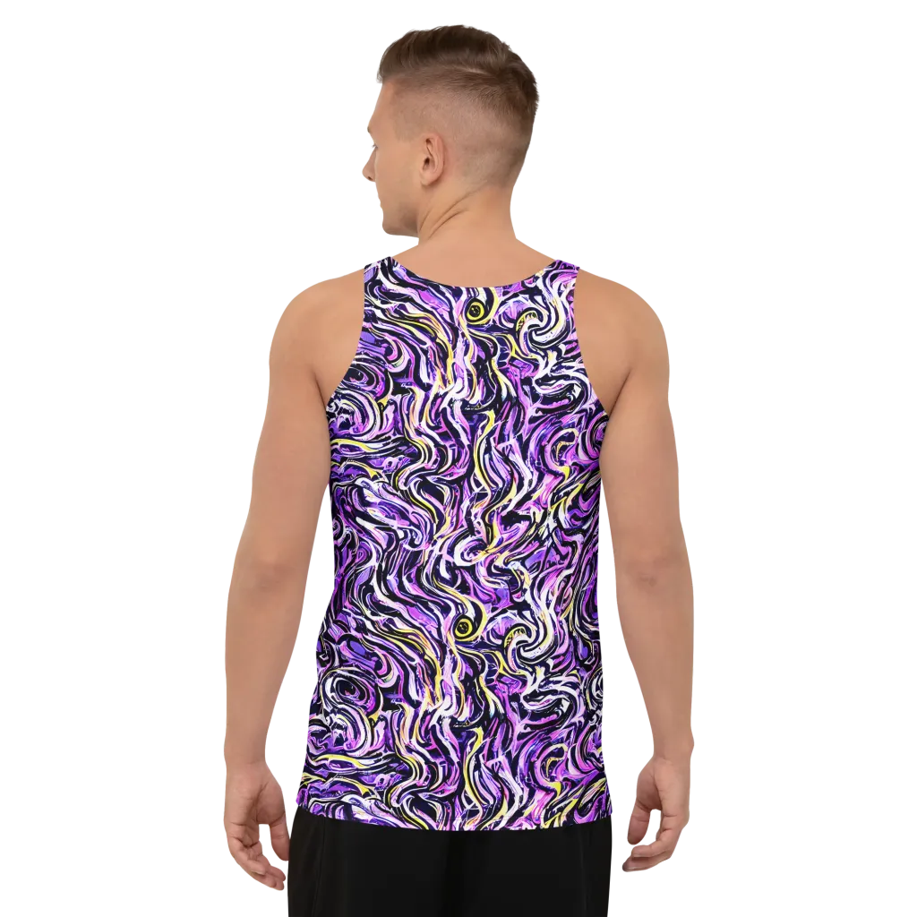 Electric Quicksilver on Men's Tank Top — Back