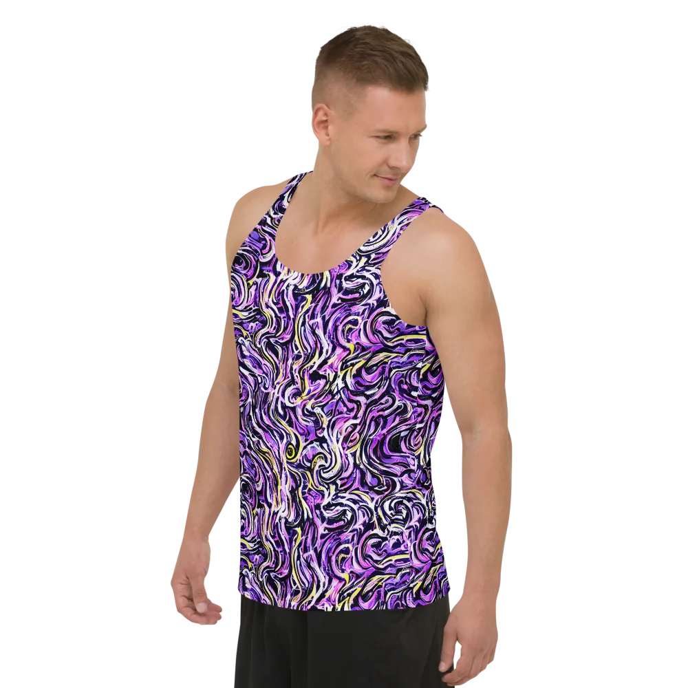 Electric Quicksilver on Men's Tank Top — Left Front
