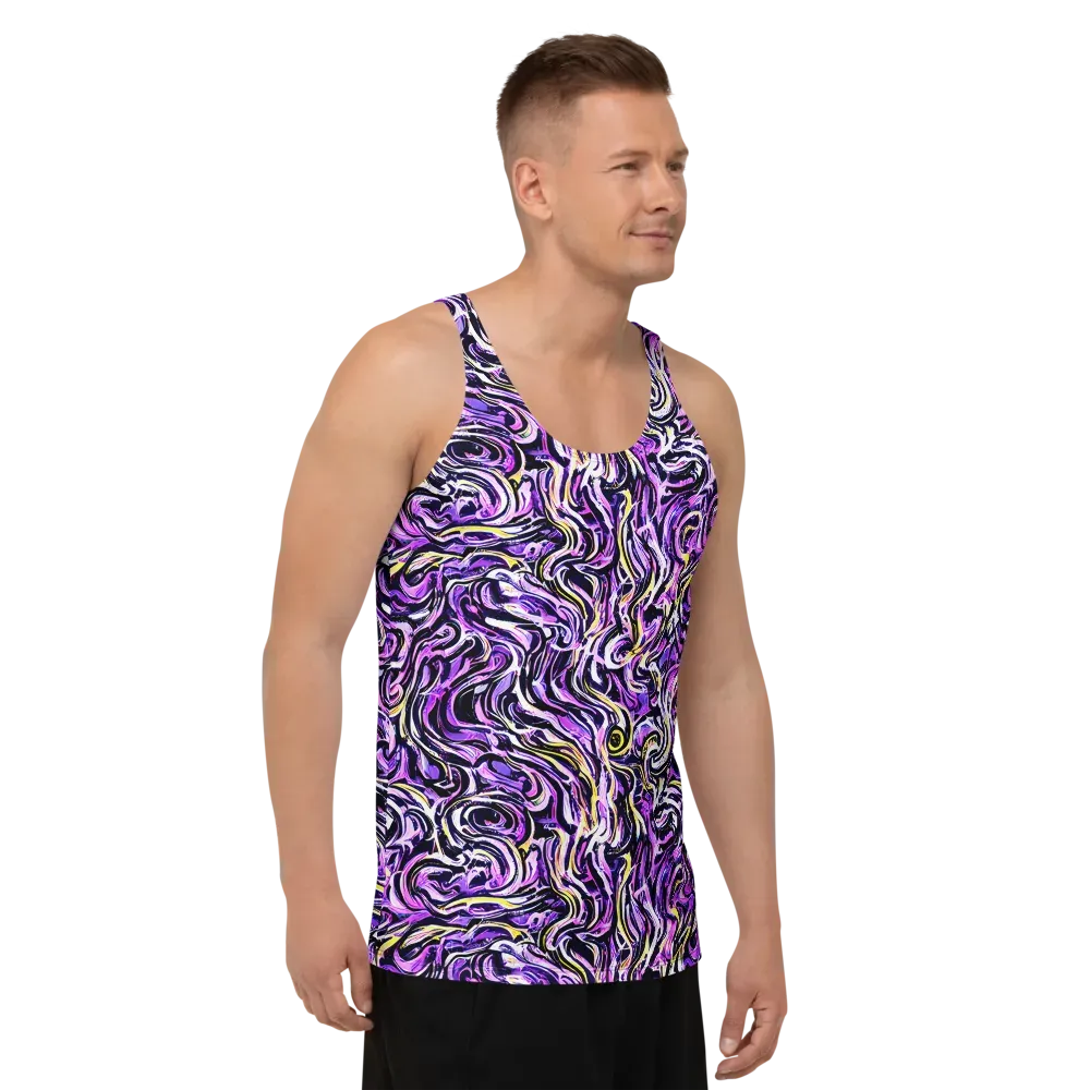 Electric Quicksilver on Men's Tank Top — Right Front