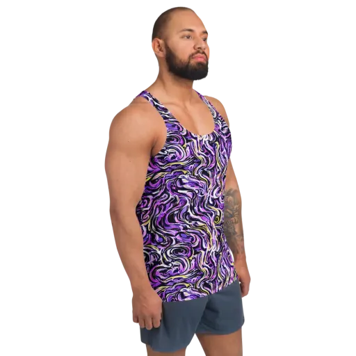 Electric Quicksilver on a Men's Tank Top