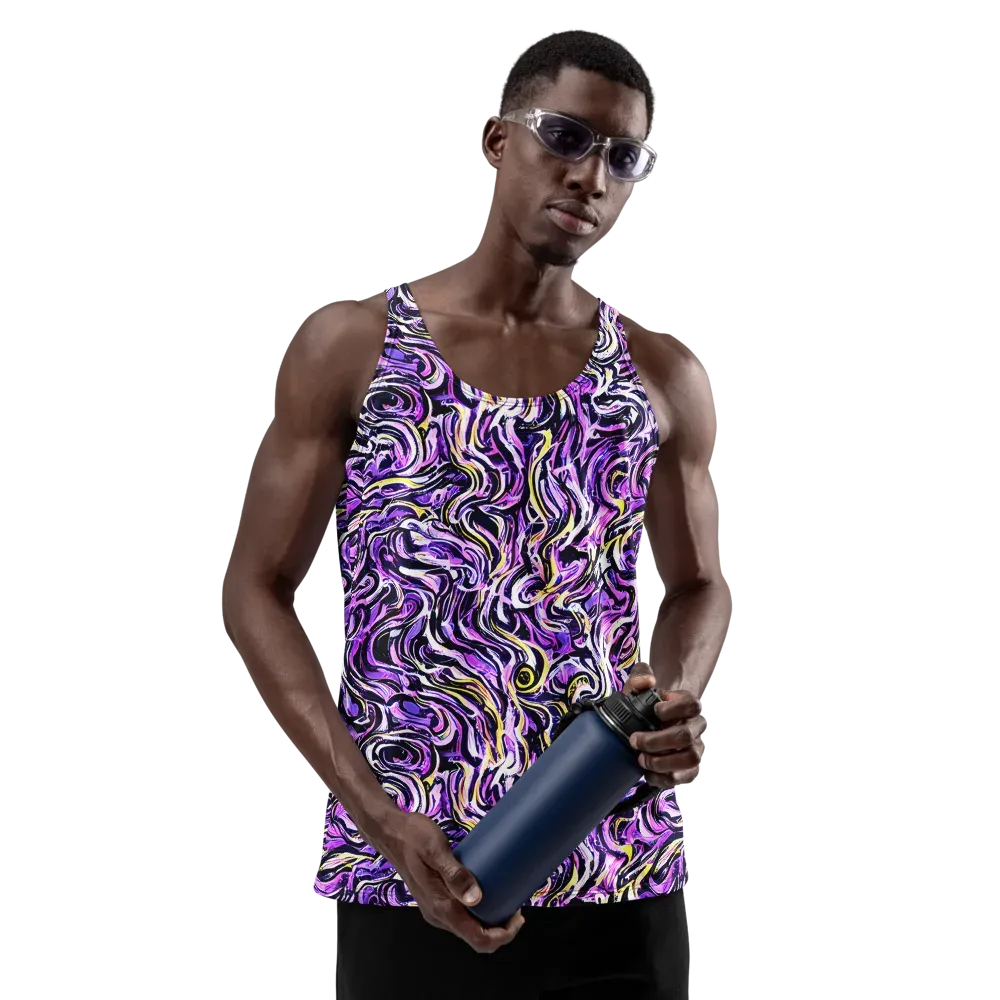 Electric Quicksilver on Men's Tank Top — Front