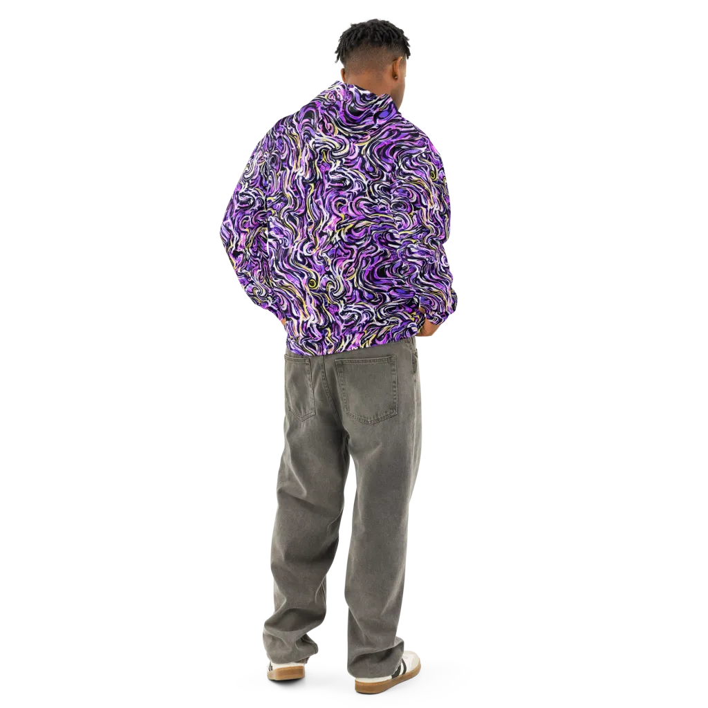 Electric Quicksilver on Cotton Hoodie — Back