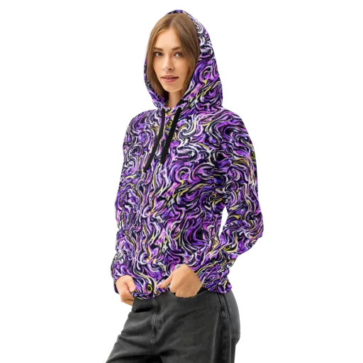 Electric Quicksilver on a Cotton Hoodie