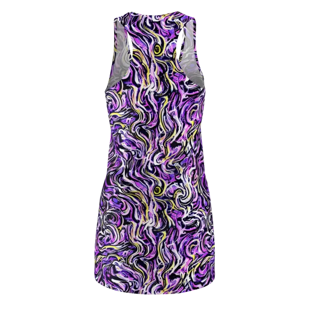 Electric Quicksilver on Racerback Dress — Back