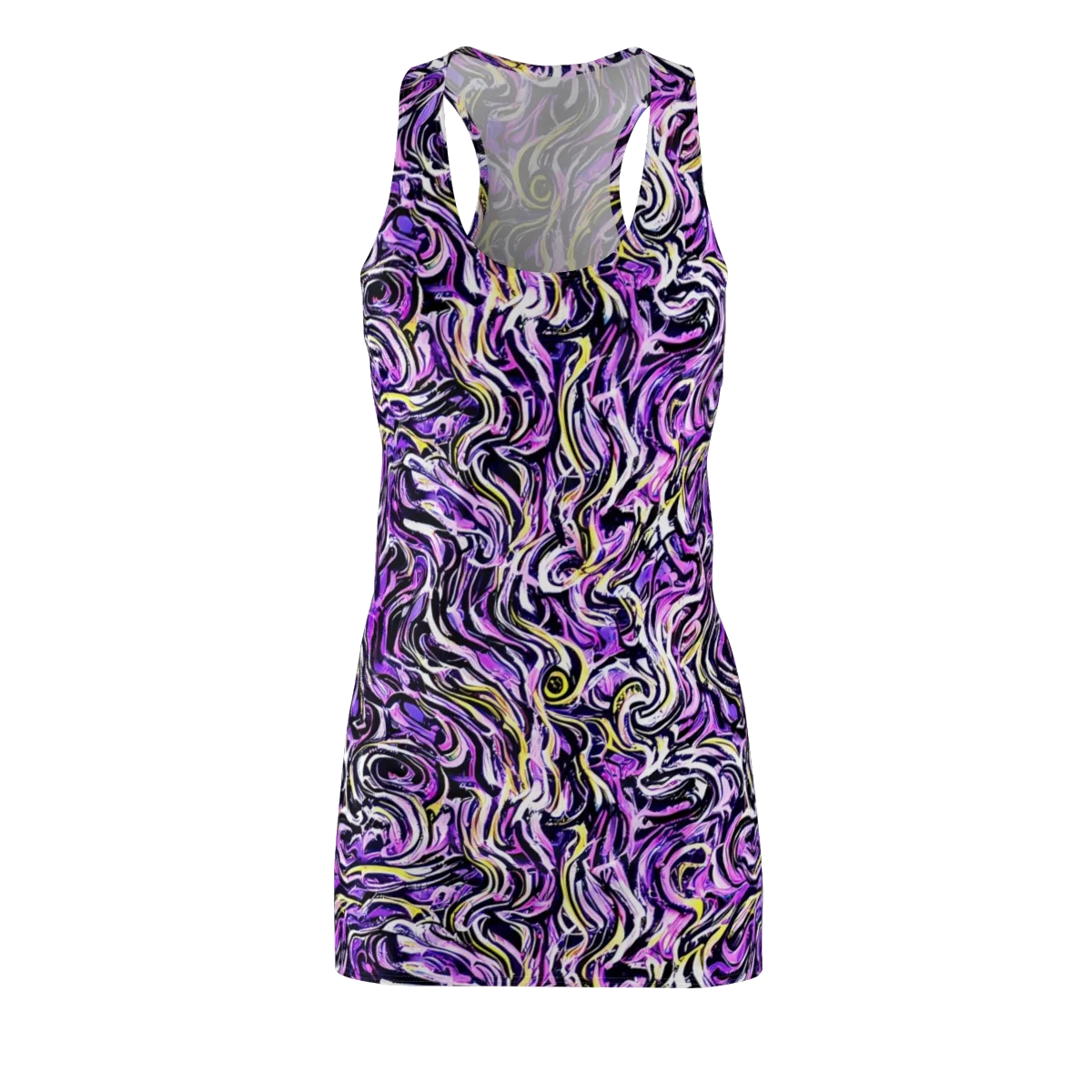Electric Quicksilver on Racerback Dress — Front