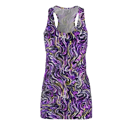 Electric Quicksilver on a Racerback Dress