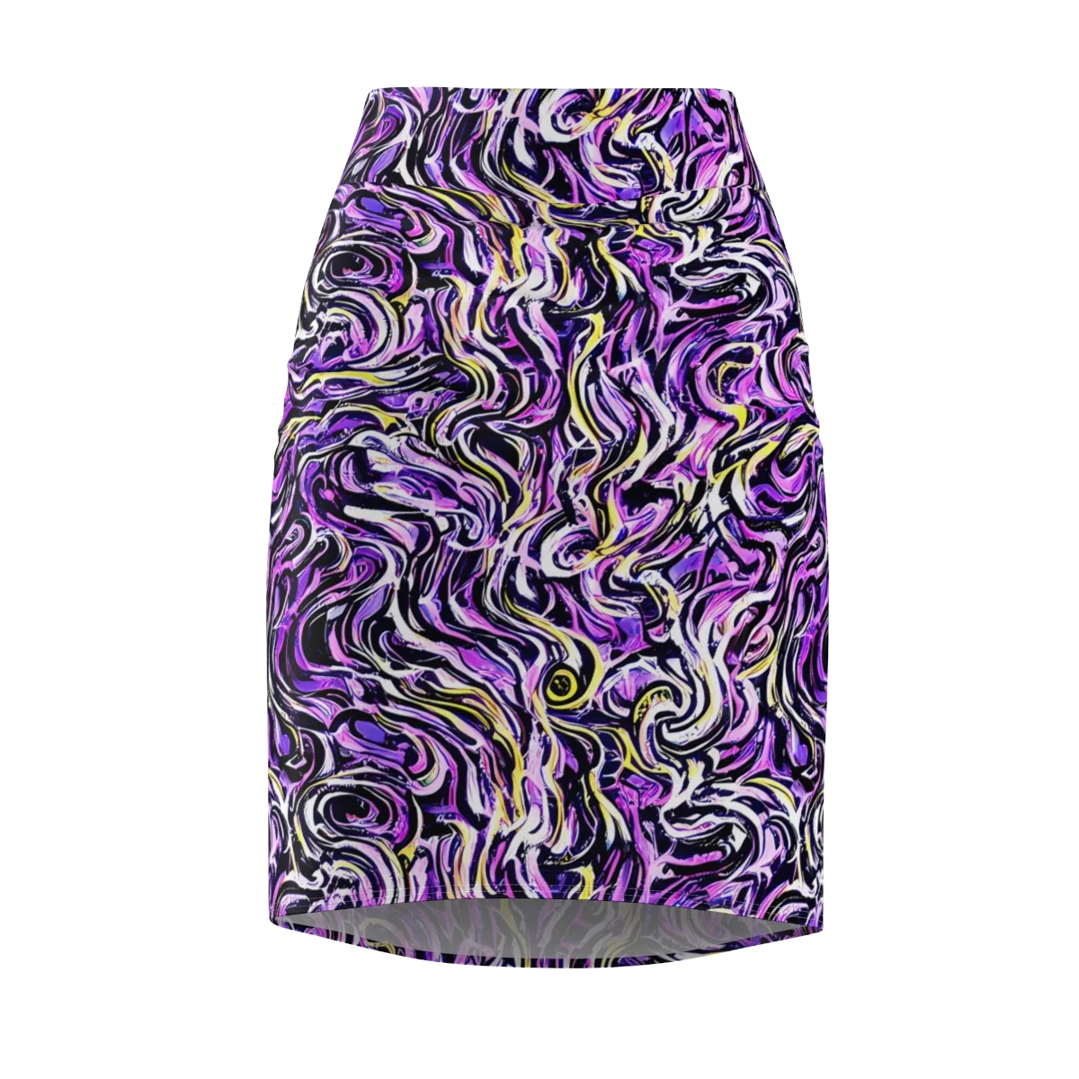Electric Quicksilver on Pencil Skirt — Front