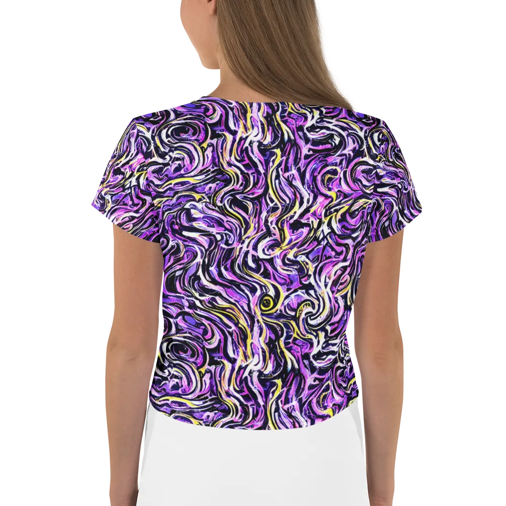 Electric Quicksilver on Crop Tee — Back
