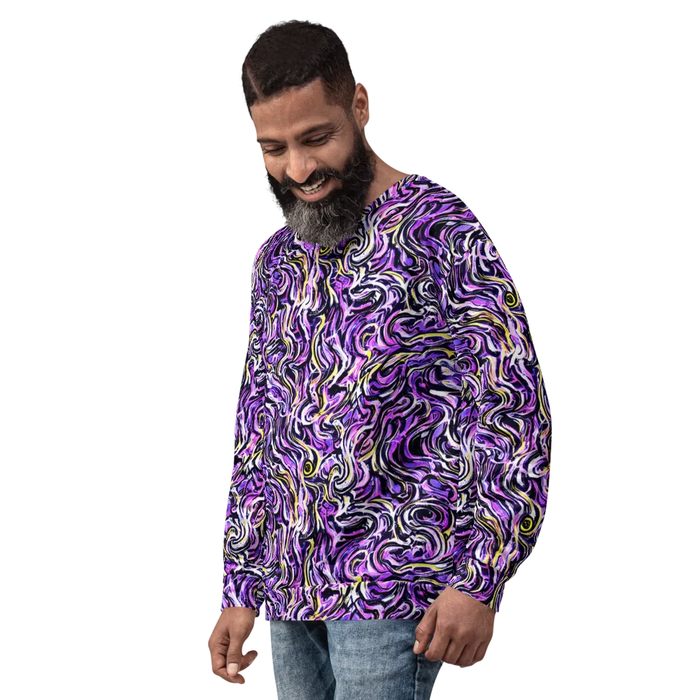 Electric Quicksilver on Sweatshirt — Left Front