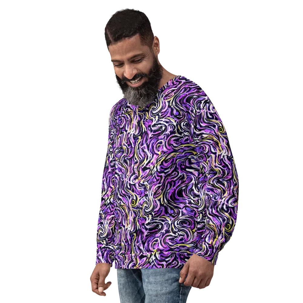 Electric Quicksilver on Sweatshirt — Left Front