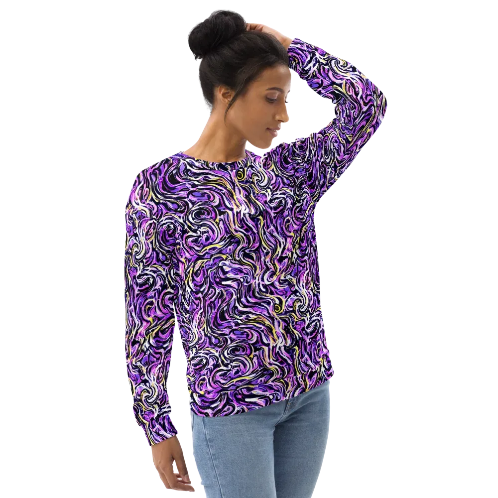 Electric Quicksilver on Sweatshirt — Right Front