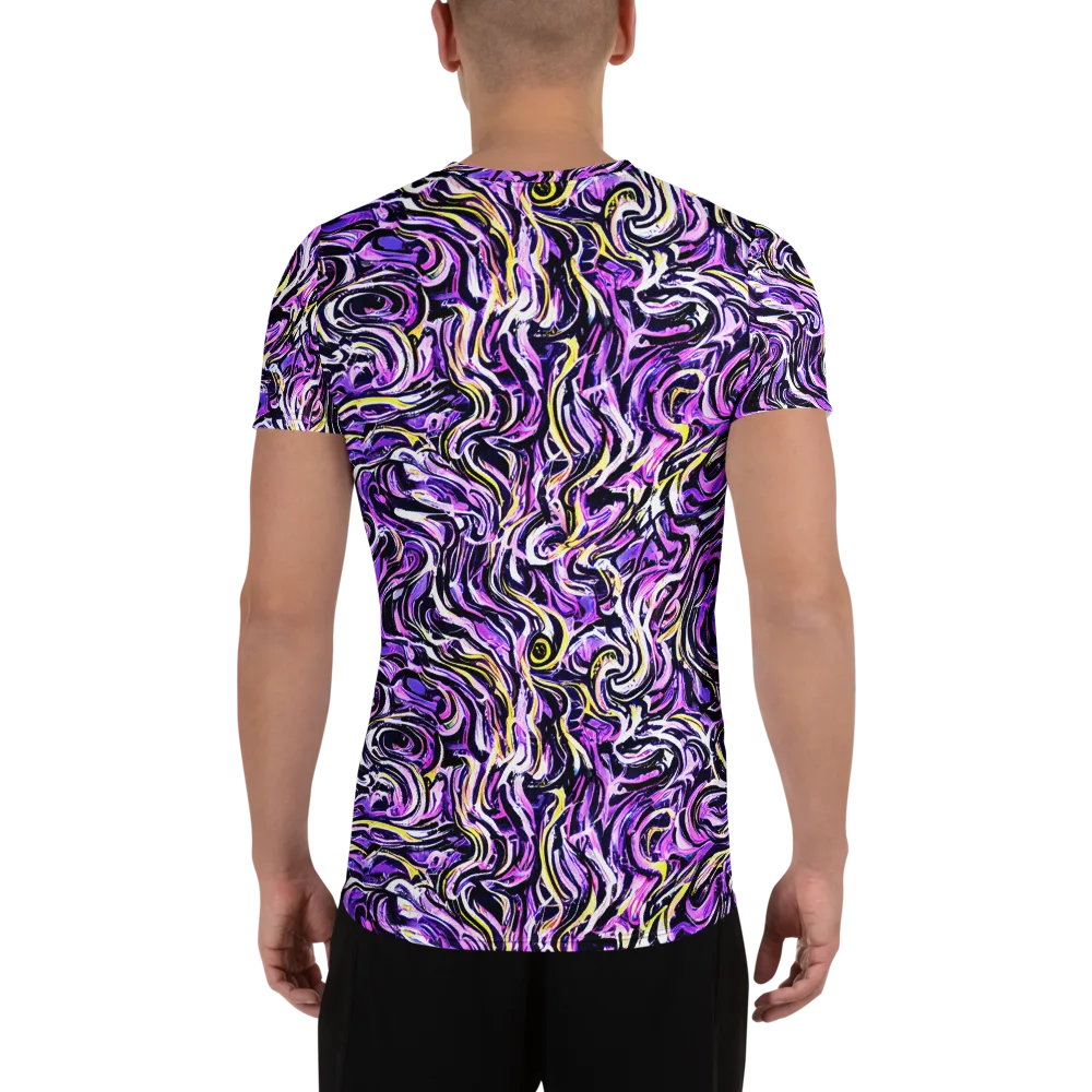 Electric Quicksilver on Men's Athletic T-Shirt — Back
