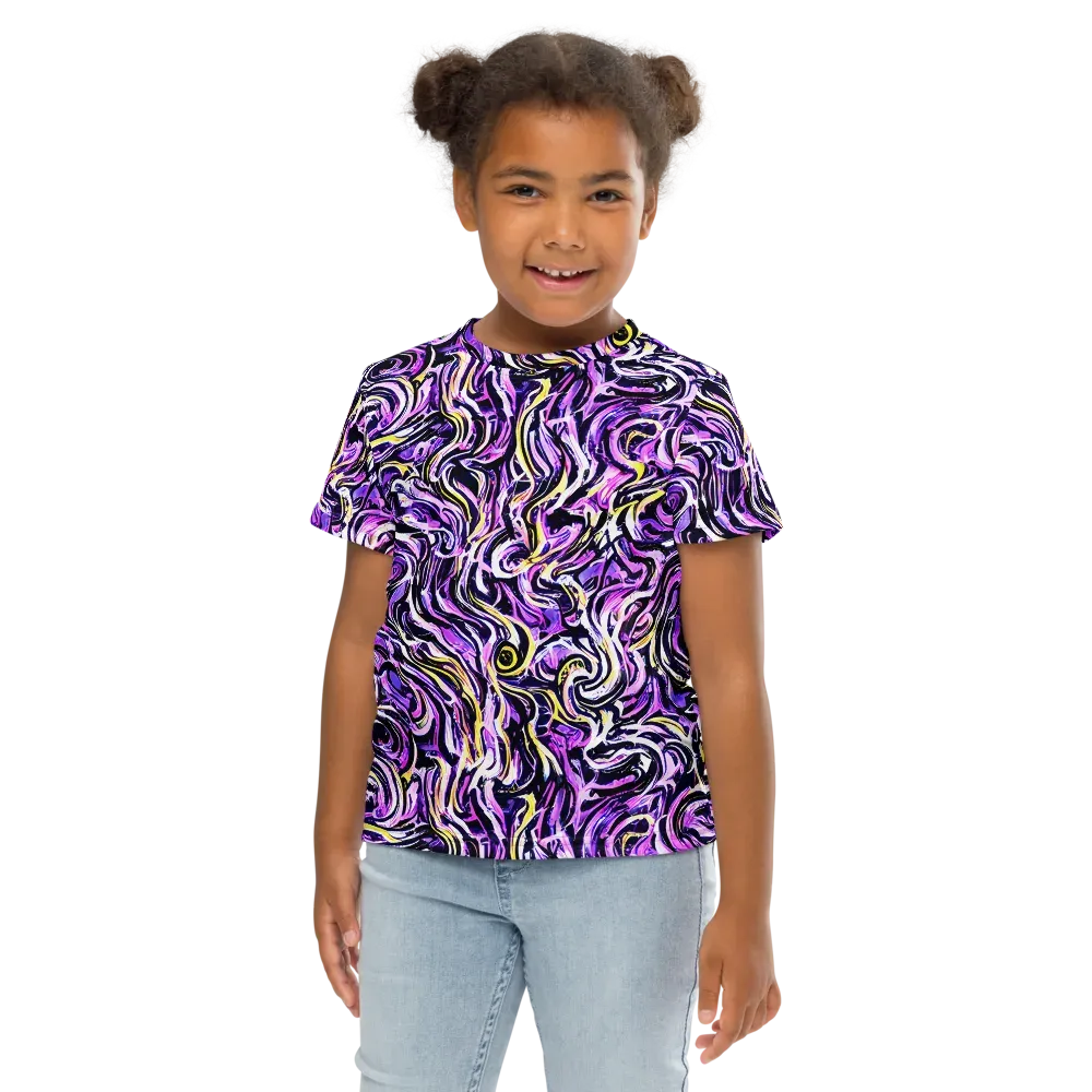 Electric Quicksilver on Kids Crew Neck T-Shirt — Front