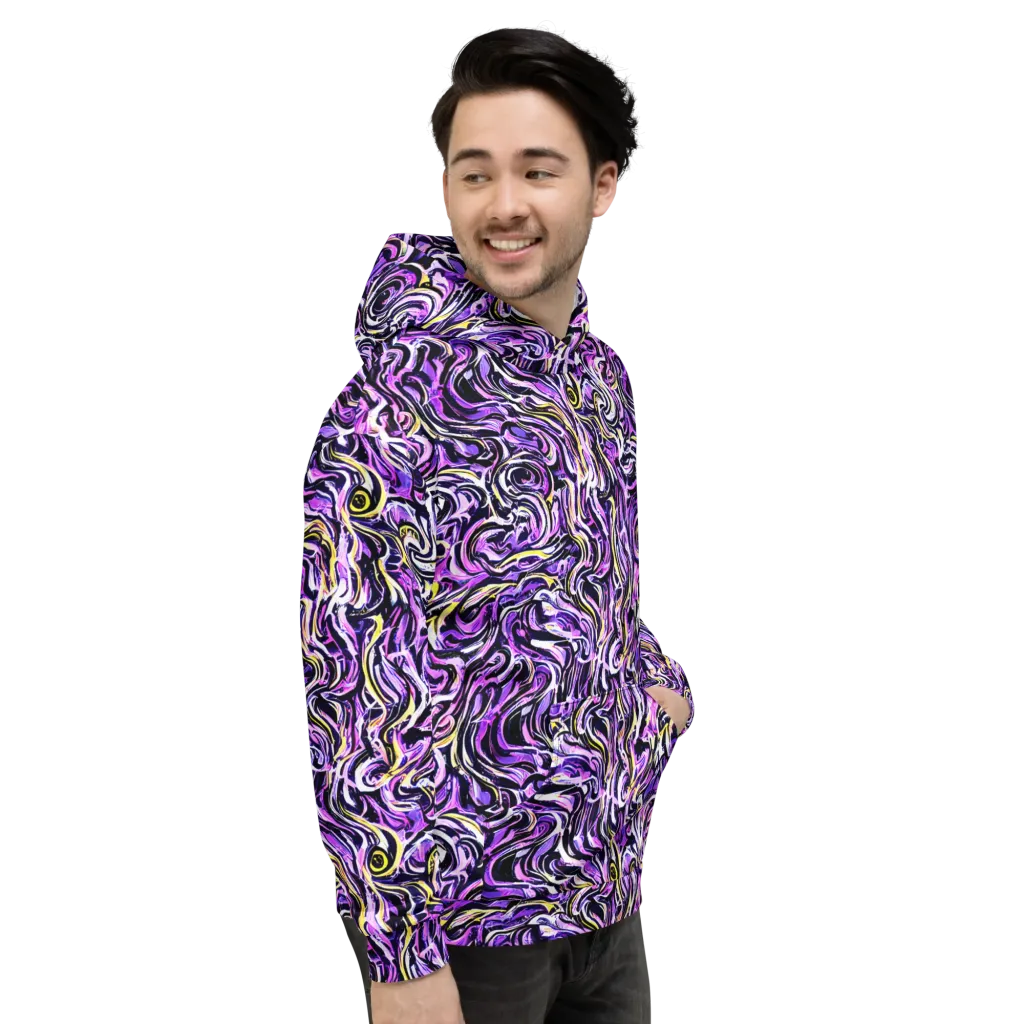 Electric Quicksilver on Hoodie — Right