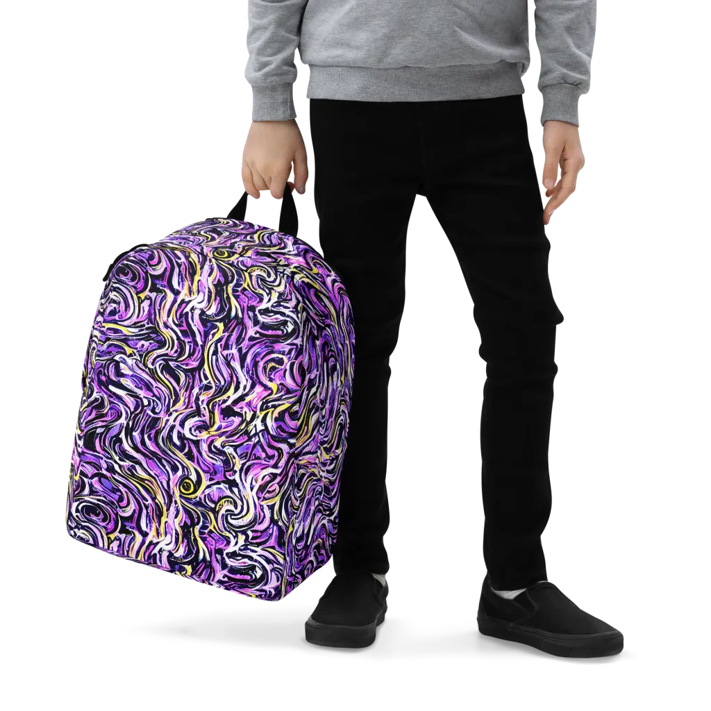 Electric Quicksilver on Minimalist Backpack — Zoomed-in