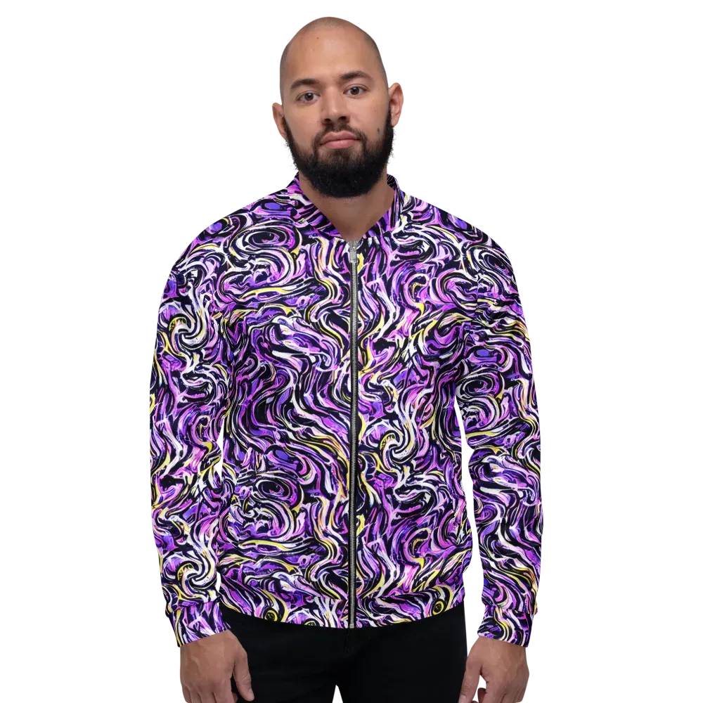 Electric Quicksilver on Bomber Jacket — Front