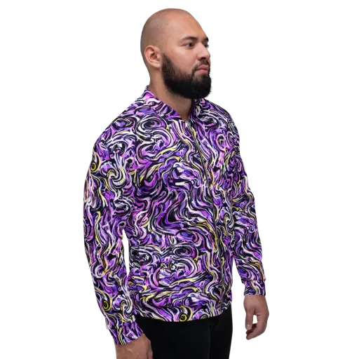 Electric Quicksilver on a Bomber Jacket