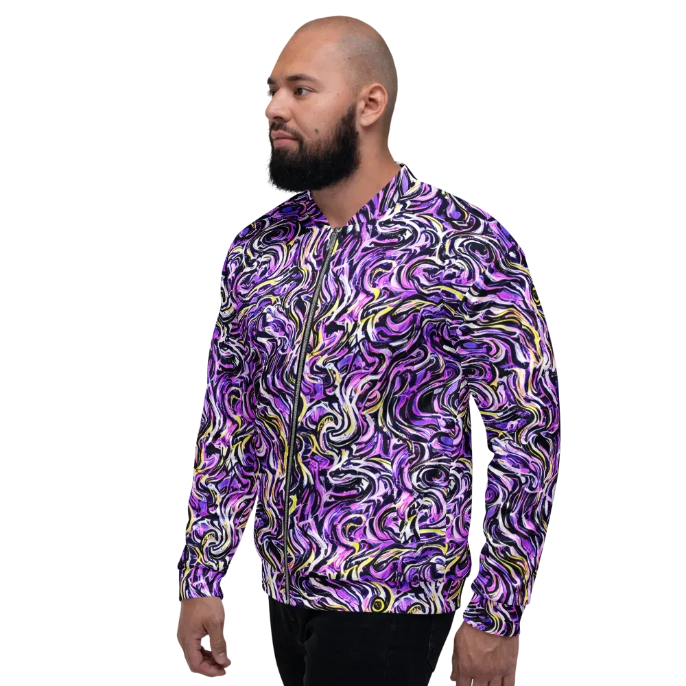 Electric Quicksilver on Bomber Jacket — Left