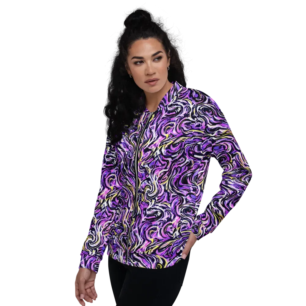 Electric Quicksilver on Bomber Jacket — Left
