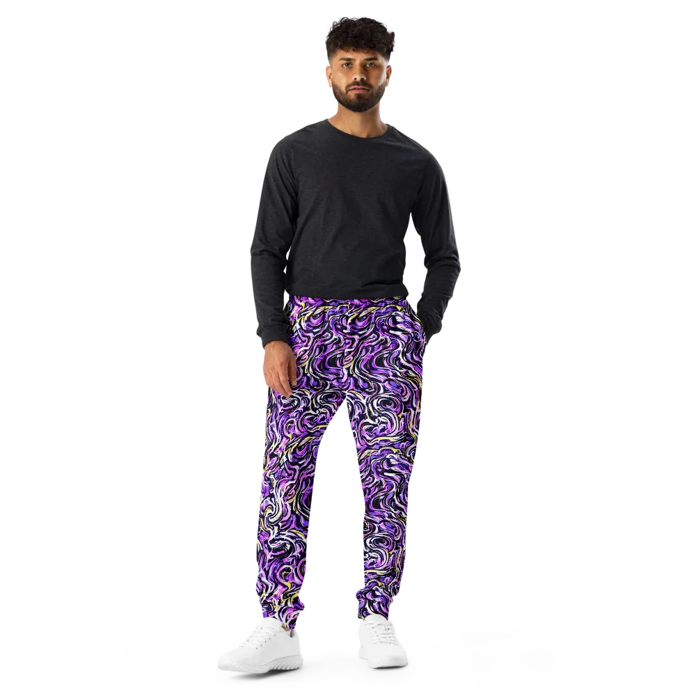 Electric Quicksilver on Men's Joggers — Front