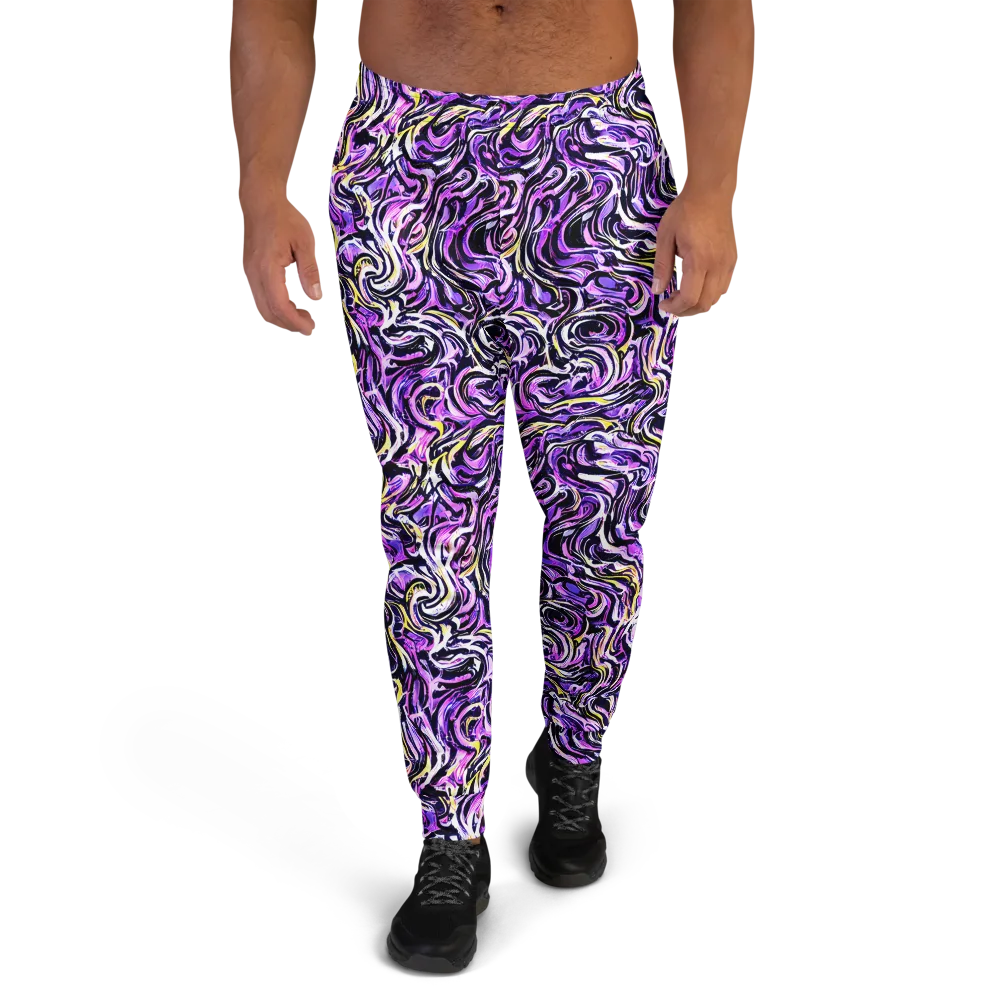 Electric Quicksilver on Men's Joggers — Front