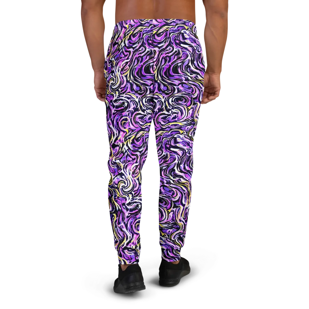 Electric Quicksilver on Men's Joggers — Back