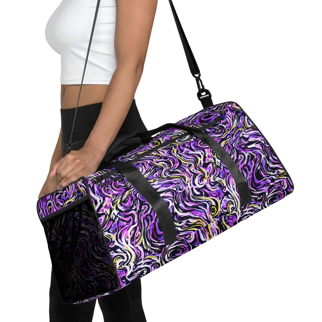 Electric Quicksilver on Duffle Bag — Front
