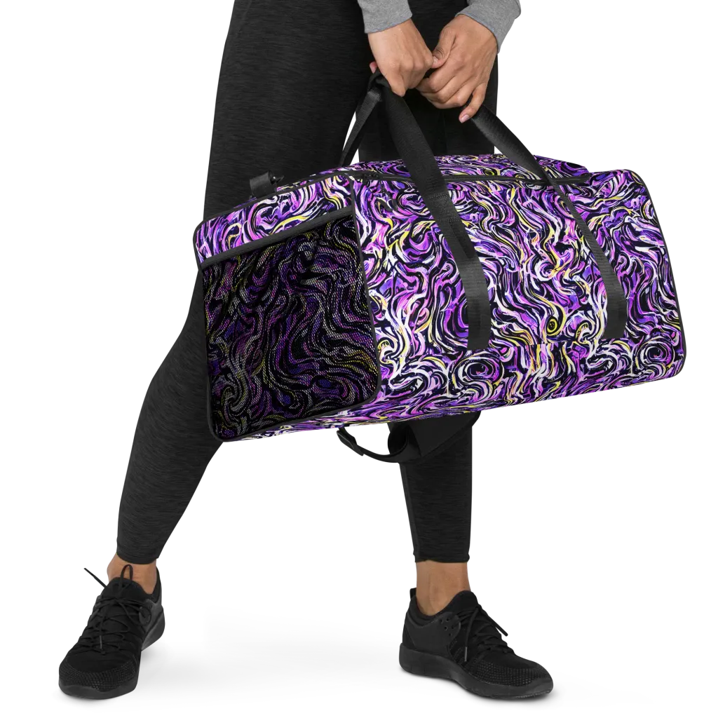 Electric Quicksilver on Duffle Bag — Right Front