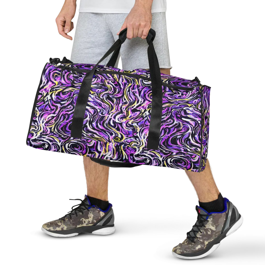 Electric Quicksilver on Duffle Bag — Front