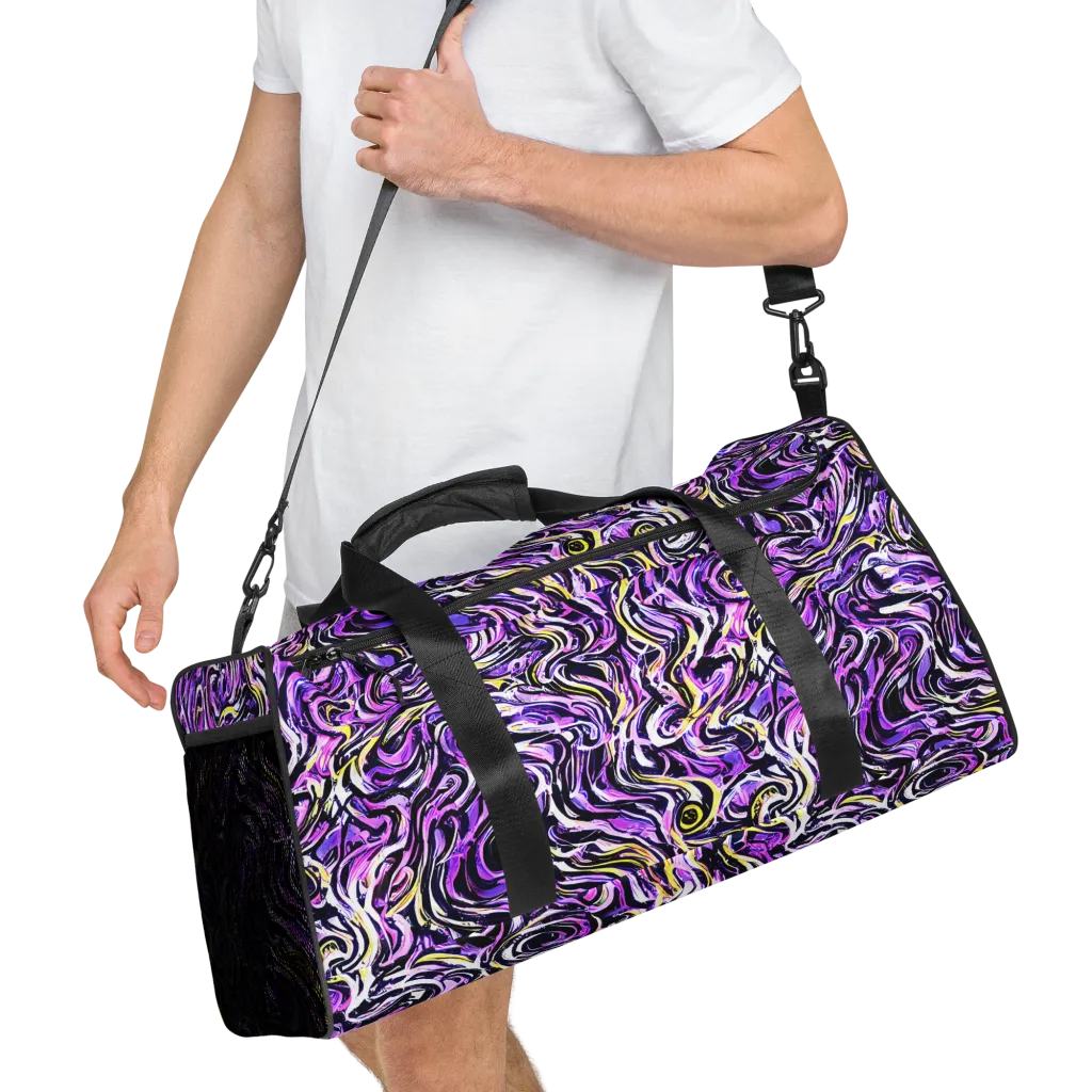 Electric Quicksilver on Duffle Bag — Right Front