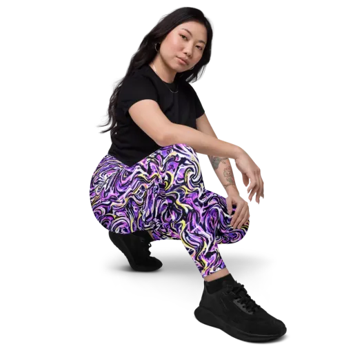 Electric Quicksilver on a Leggings with Pockets