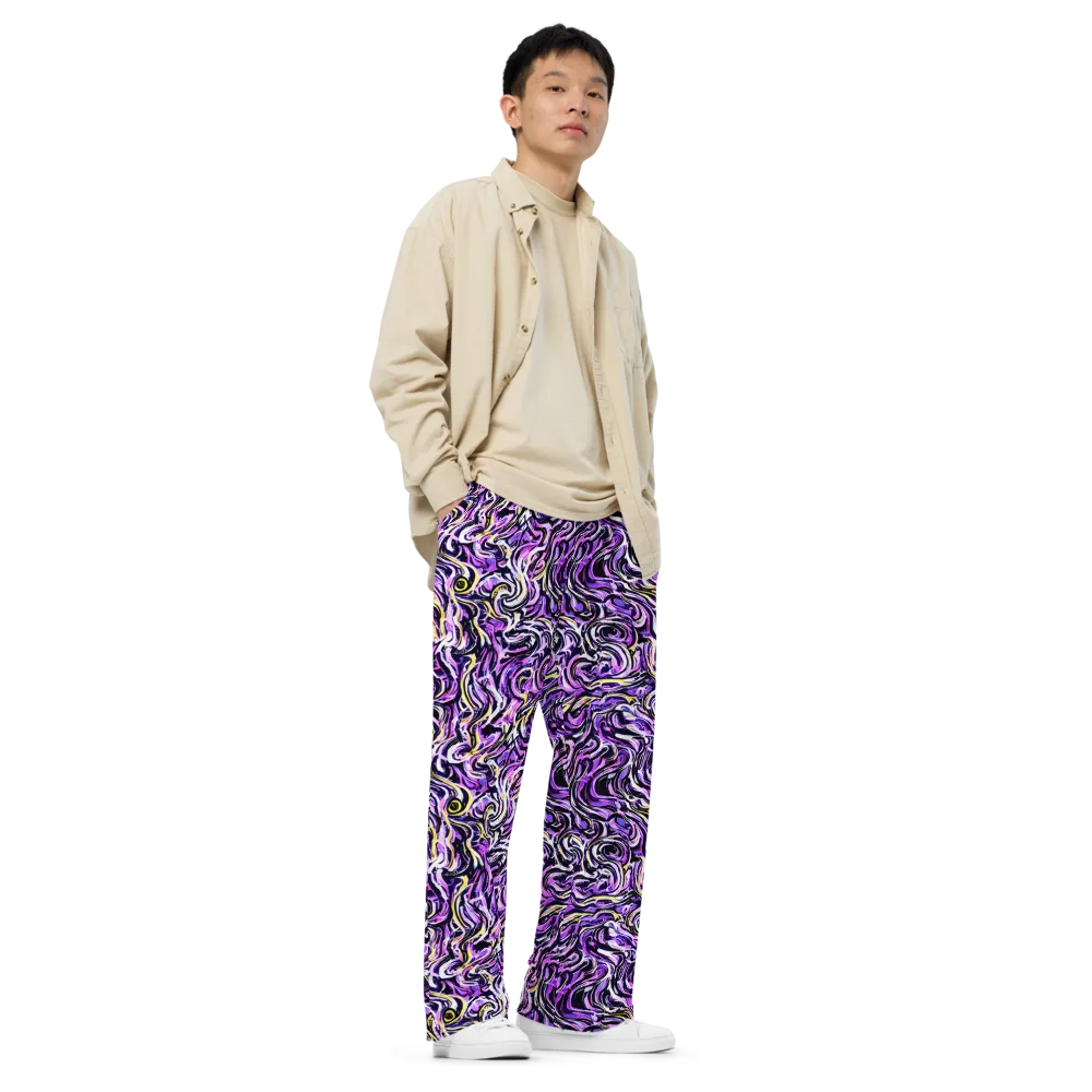 Electric Quicksilver on Wide-Leg Pants — Right Front