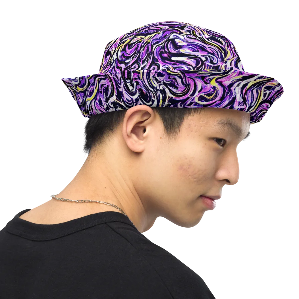 Electric Quicksilver on Reversible Bucket Hat — Right Outside