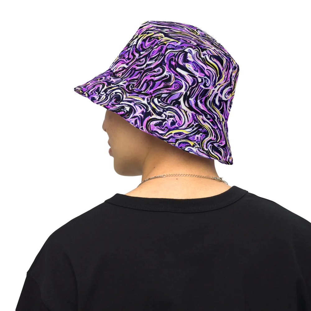 Electric Quicksilver on Reversible Bucket Hat — Back Inside