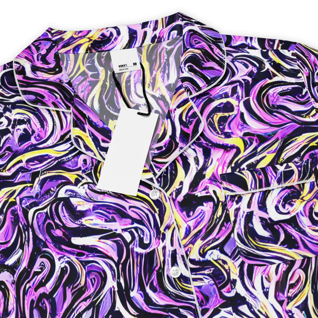 Electric Quicksilver on Women's Short Sleeve Pajama Top — Product details