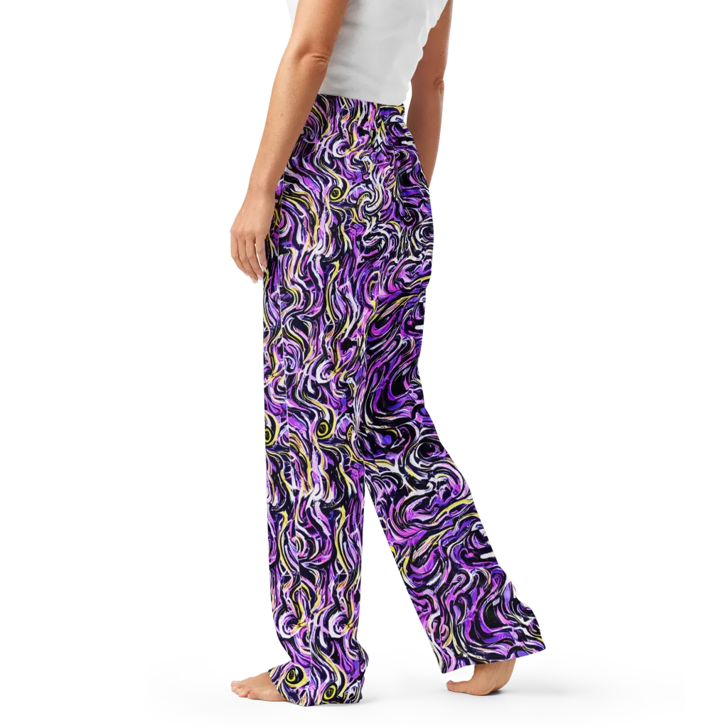 Electric Quicksilver on Women's Pajama Pants — Left